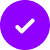 Icon Check Violet