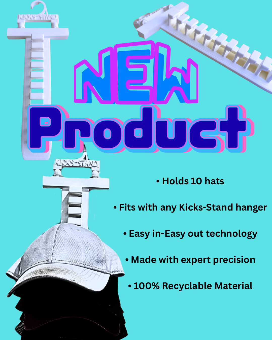 Kicks-Stand™ Hat Hanger